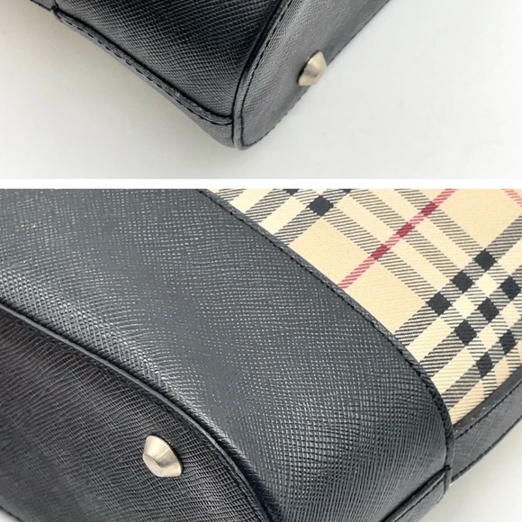 Burberry Canvas Nova Check Shoulder Bag - Picture 6 of 9